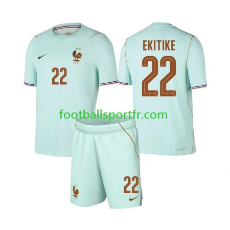 Tenue France Hugo Ekitike 22 Enfant Exterieur World Cup 2026 Maillot de Foot